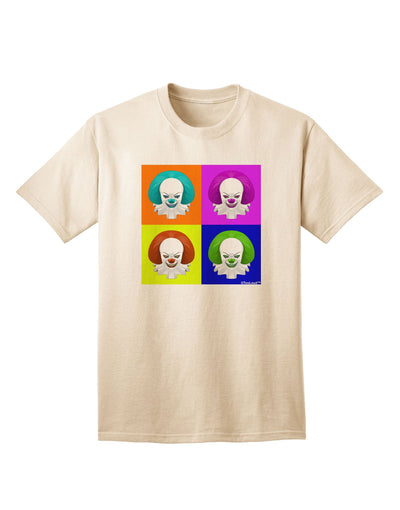 Clown Face Pop Art Adult T-Shirt-Mens T-Shirt-TooLoud-Natural-Small-Davson Sales