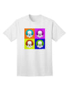 Clown Face Pop Art Adult T-Shirt-Mens T-Shirt-TooLoud-White-Small-Davson Sales