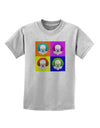 Clown Face Pop Art Childrens T-Shirt-Childrens T-Shirt-TooLoud-AshGray-X-Small-Davson Sales