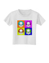 Clown Face Pop Art Toddler T-Shirt-Toddler T-Shirt-TooLoud-White-2T-Davson Sales