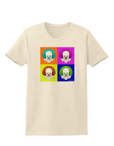 Clown Face Pop Art Womens T-Shirt-Womens T-Shirt-TooLoud-Natural-X-Small-Davson Sales