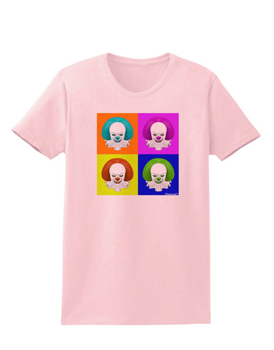 Clown Face Pop Art Womens T-Shirt-Womens T-Shirt-TooLoud-PalePink-X-Small-Davson Sales
