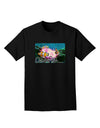 Clownfish Watercolor Text Adult Dark T-Shirt-Mens T-Shirt-TooLoud-Black-Small-Davson Sales