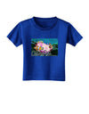 Clownfish Watercolor Text Toddler T-Shirt Dark-Toddler T-Shirt-TooLoud-Royal-Blue-2T-Davson Sales