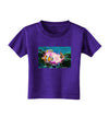 Clownfish Watercolor Toddler T-Shirt Dark-Toddler T-Shirt-TooLoud-Purple-2T-Davson Sales