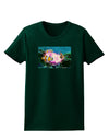 Clownfish Watercolor Womens Dark T-Shirt-TooLoud-Forest-Green-Small-Davson Sales