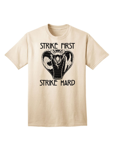 Cobra Adult T-Shirt: Unleash Your Inner Strength with Striking Style-Mens T-shirts-TooLoud-Natural-Small-Davson Sales
