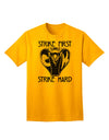 Cobra Adult T-Shirt: Unleash Your Inner Strength with Striking Style-Mens T-shirts-TooLoud-Gold-Small-Davson Sales