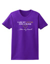 Coffee Iced and Black Womens Dark T-Shirt-TooLoud-Purple-X-Small-Davson Sales