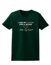 Coffee Iced and Black Womens Dark T-Shirt-TooLoud-Forest-Green-Small-Davson Sales