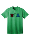 Collegiate USA Adult T-Shirt Collection-Mens T-shirts-TooLoud-Kelly-Green-Small-Davson Sales