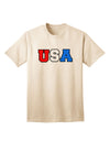 Collegiate USA Adult T-Shirt Collection-Mens T-shirts-TooLoud-Natural-Small-Davson Sales