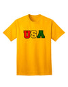 Collegiate USA Adult T-Shirt Collection-Mens T-shirts-TooLoud-Gold-Small-Davson Sales