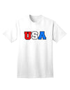 Collegiate USA Adult T-Shirt Collection-Mens T-shirts-TooLoud-White-Small-Davson Sales