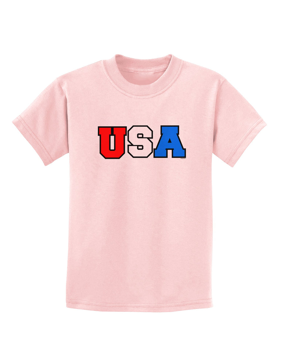 Collegiate USA Childrens T-Shirt-Childrens T-Shirt-TooLoud-White-X-Small-Davson Sales