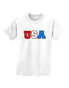 Collegiate USA Childrens T-Shirt-Childrens T-Shirt-TooLoud-White-X-Small-Davson Sales