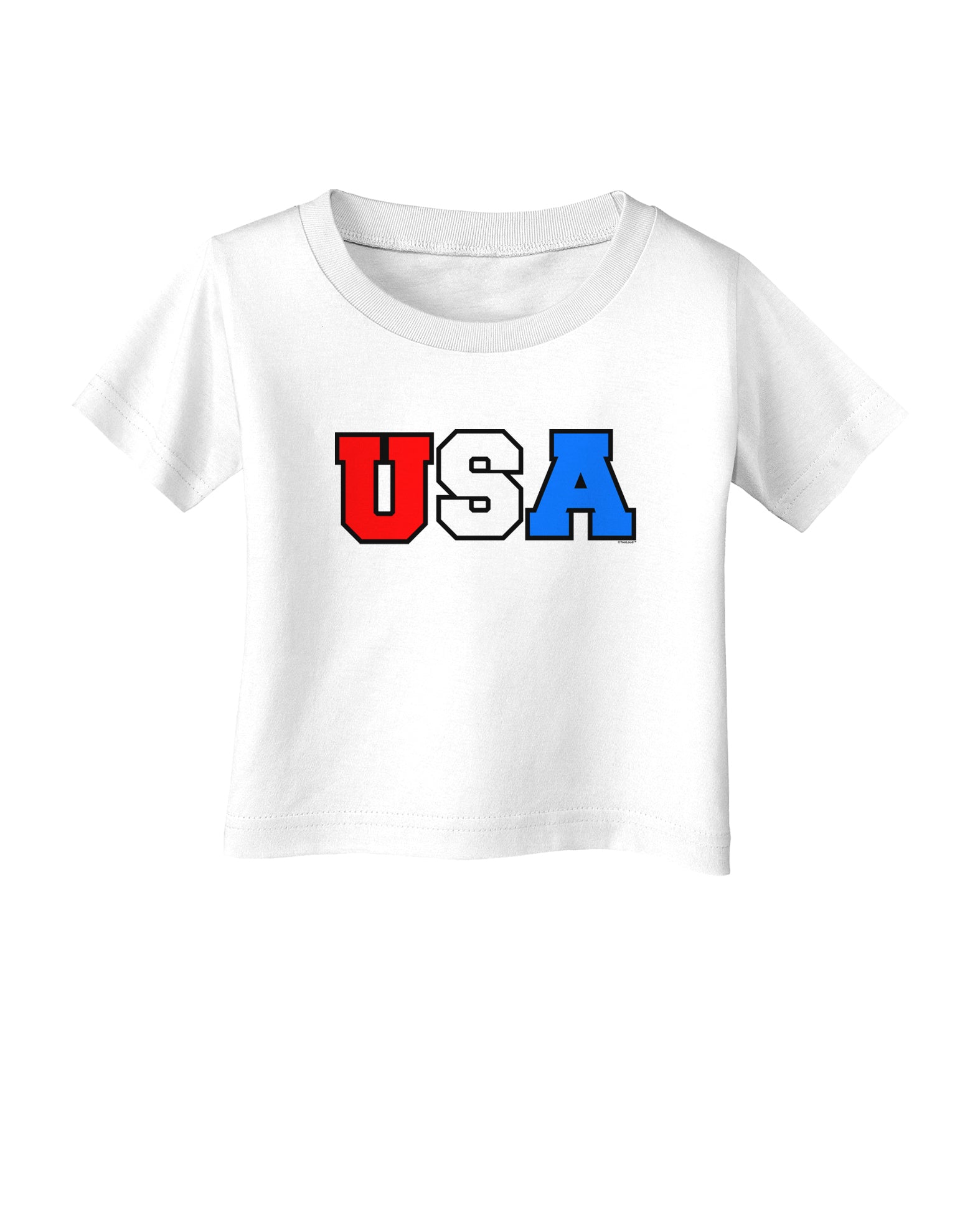 Collegiate USA Infant T-Shirt-Infant T-Shirt-TooLoud-White-06-Months-Davson Sales