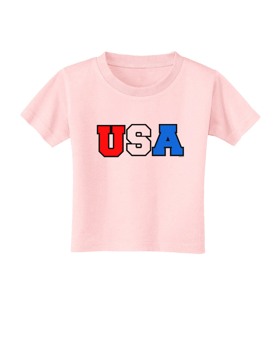 Collegiate USA Toddler T-Shirt-Toddler T-Shirt-TooLoud-White-2T-Davson Sales