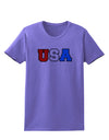 Collegiate USA Womens T-Shirt-Womens T-Shirt-TooLoud-Violet-X-Small-Davson Sales