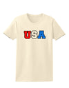 Collegiate USA Womens T-Shirt-Womens T-Shirt-TooLoud-Natural-X-Small-Davson Sales