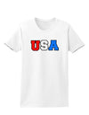 Collegiate USA Womens T-Shirt-Womens T-Shirt-TooLoud-White-X-Small-Davson Sales