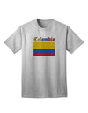 Colombia Flag Inspired Adult T-Shirt - A Patriotic Fashion Statement-Mens T-shirts-TooLoud-AshGray-Small-Davson Sales