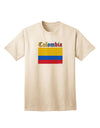 Colombia Flag Inspired Adult T-Shirt - A Patriotic Fashion Statement-Mens T-shirts-TooLoud-Natural-Small-Davson Sales