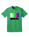 Color Bars Test Signal Adult Dark T-Shirt-Mens T-Shirt-TooLoud-Kelly-Green-Small-Davson Sales
