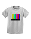 Color Bars Test Signal Childrens T-Shirt-Childrens T-Shirt-TooLoud-AshGray-X-Small-Davson Sales