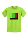 Color Bars Test Signal Childrens T-Shirt-Childrens T-Shirt-TooLoud-Lime-Green-X-Small-Davson Sales