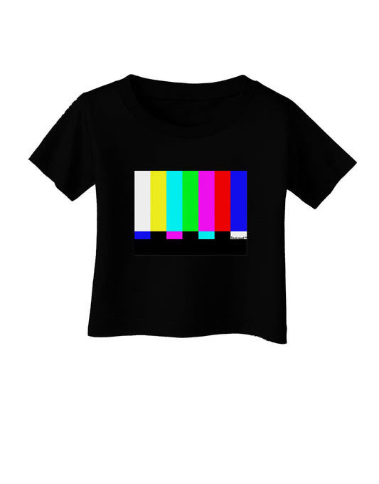 Color Bars Test Signal Infant T-Shirt Dark-Infant T-Shirt-TooLoud-Black-06-Months-Davson Sales