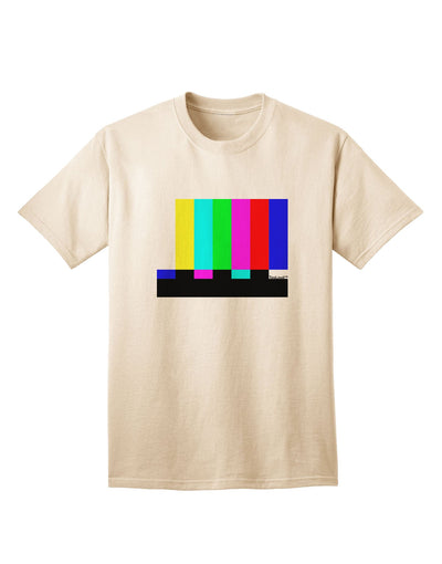 Color Bars Test Signal - Premium Adult T-Shirt Collection-Mens T-shirts-TooLoud-Natural-Small-Davson Sales