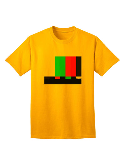 Color Bars Test Signal - Premium Adult T-Shirt Collection-Mens T-shirts-TooLoud-Gold-Small-Davson Sales