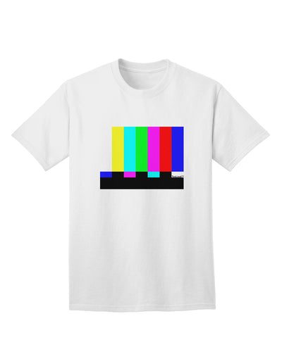 Color Bars Test Signal - Premium Adult T-Shirt Collection-Mens T-shirts-TooLoud-White-Small-Davson Sales