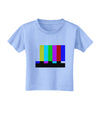 Color Bars Test Signal Toddler T-Shirt-Toddler T-Shirt-TooLoud-Aquatic-Blue-2T-Davson Sales