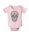 Color Your Own Dia de los Muertos Calavera Baby Romper Bodysuit-Baby Romper-TooLoud-Light-Pink-06-Months-Davson Sales