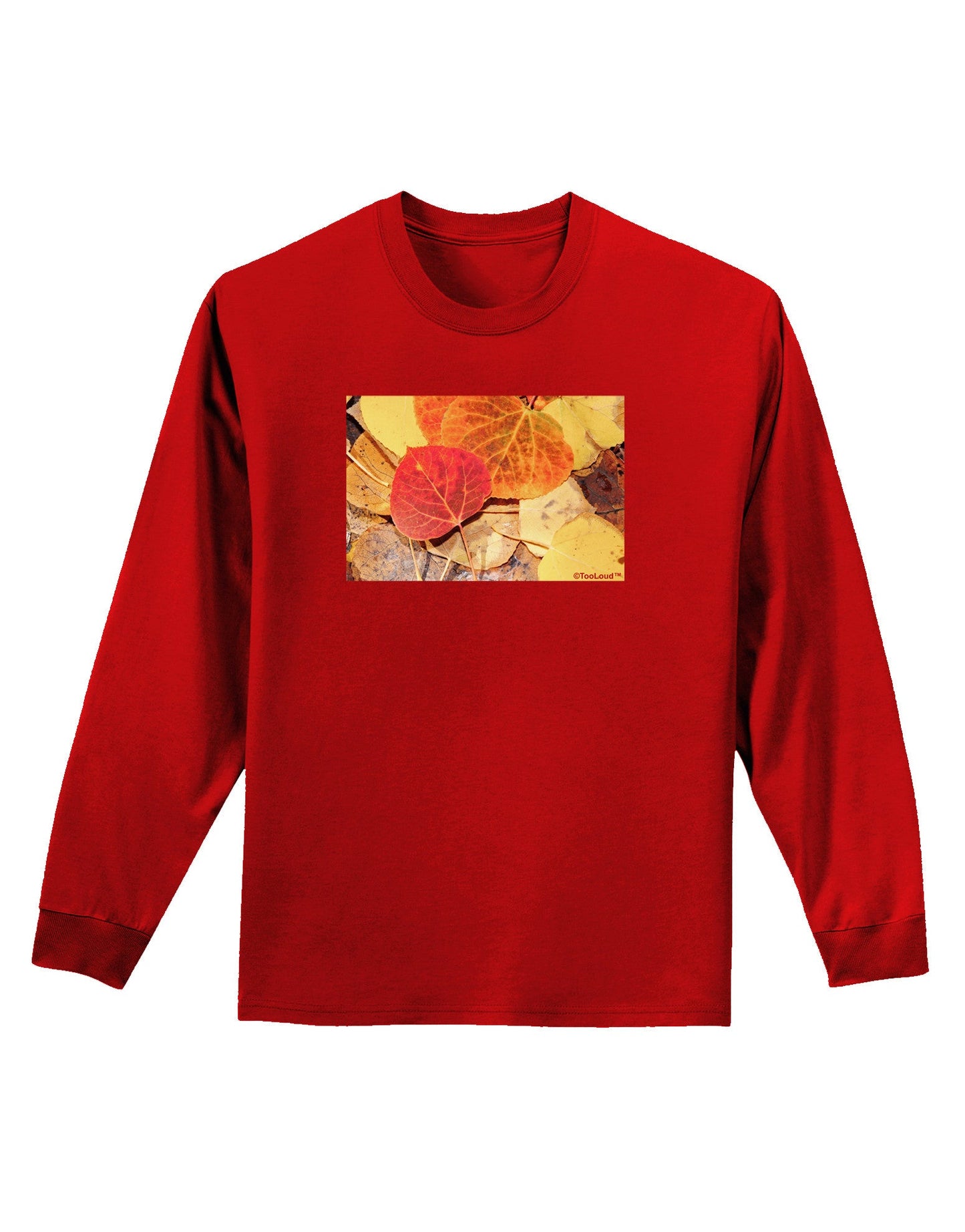 Colorado - Autumn Adult Long Sleeve Dark T-Shirt-TooLoud-Red-Small-Davson Sales