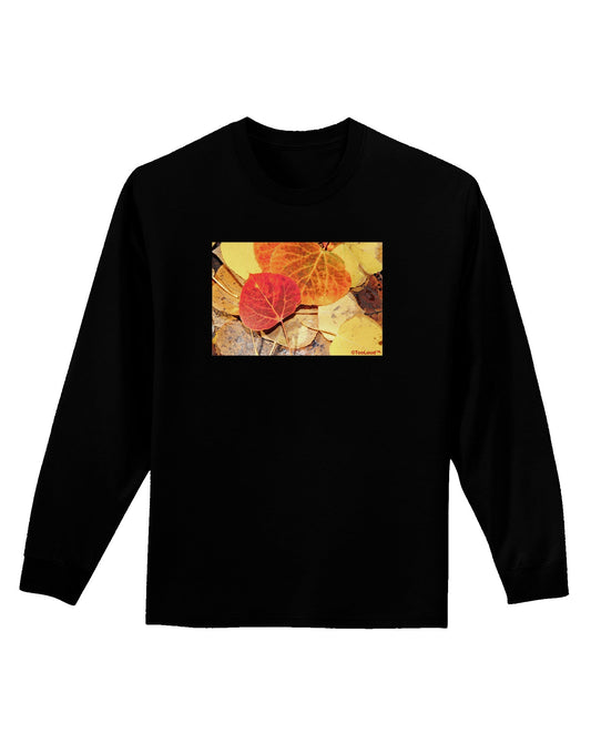 Colorado - Autumn Adult Long Sleeve Dark T-Shirt-TooLoud-Black-Small-Davson Sales