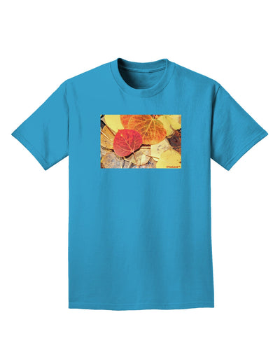 Colorado - Autumn Adult T-Shirt-Mens T-Shirt-TooLoud-Turquoise-Small-Davson Sales