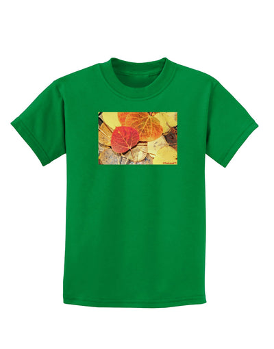 Colorado - Autumn Childrens Dark T-Shirt-Childrens T-Shirt-TooLoud-Kelly-Green-X-Small-Davson Sales