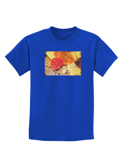 Colorado - Autumn Childrens Dark T-Shirt-Childrens T-Shirt-TooLoud-Royal-Blue-X-Small-Davson Sales