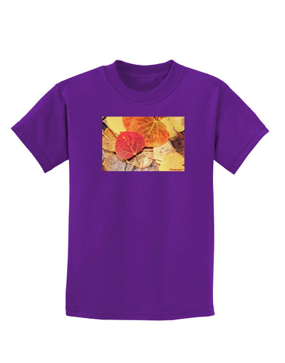 Colorado - Autumn Childrens Dark T-Shirt-Childrens T-Shirt-TooLoud-Purple-X-Small-Davson Sales