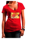 Colorado - Autumn Juniors V-Neck Dark T-Shirt-Womens V-Neck T-Shirts-TooLoud-Red-Juniors Fitted Small-Davson Sales