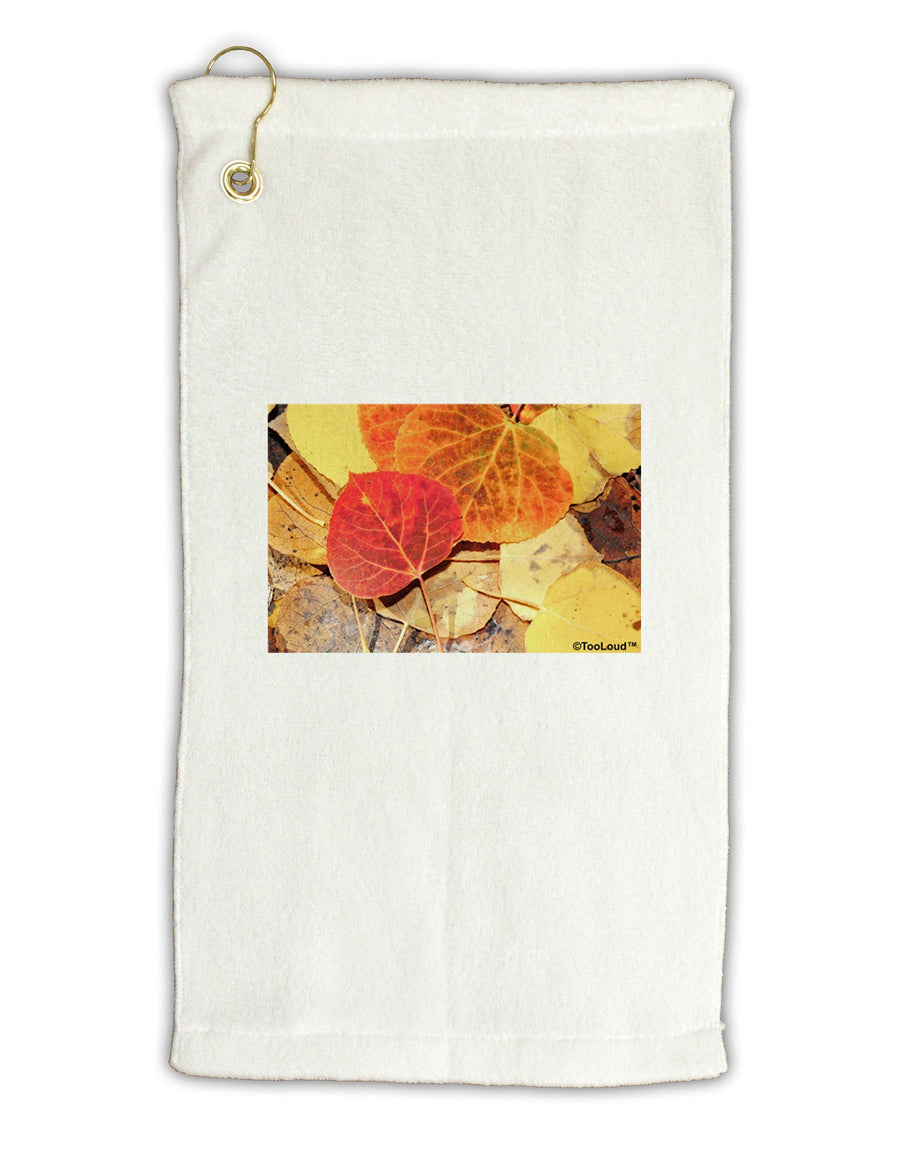 Colorado - Autumn Micro Terry Gromet Golf Towel 16 x 25 inch-Golf Towel-TooLoud-White-Davson Sales