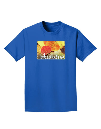 Colorado - Autumn Text Adult T-Shirt-Mens T-Shirt-TooLoud-Royal-Blue-Small-Davson Sales