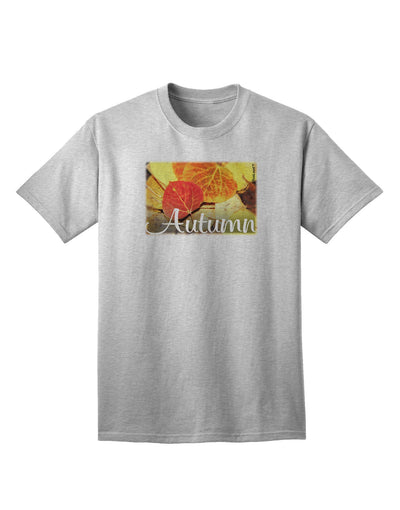 Colorado - Autumn Text Adult T-Shirt-Mens T-Shirt-TooLoud-AshGray-Small-Davson Sales