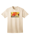 Colorado - Autumn Text Adult T-Shirt-Mens T-Shirt-TooLoud-Natural-Small-Davson Sales