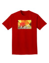 Colorado - Autumn Text Adult T-Shirt-Mens T-Shirt-TooLoud-Red-Small-Davson Sales