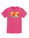 Colorado - Autumn Text Childrens Dark T-Shirt-Childrens T-Shirt-TooLoud-Sangria-X-Small-Davson Sales