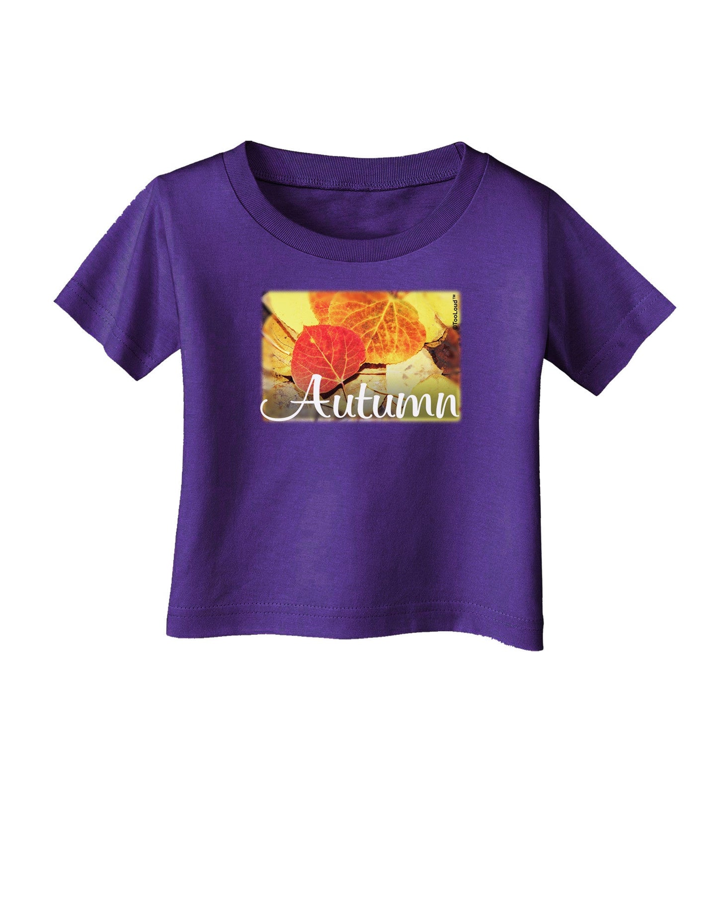 Colorado - Autumn Text Infant T-Shirt Dark-Infant T-Shirt-TooLoud-Purple-06-Months-Davson Sales